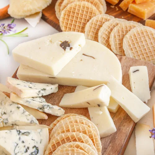 Miniatura 8 de igourmet 8.5 libras de tesoros de queso gourmet de lujo y aperitivos en caja de regalo, relleno de quesos gourmet, trufas y otras especialidades