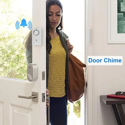 Miniatura 7 de Sensor de alarma de puerta, alarma para puertas al abrir, alarma de puerta de ventana de 120 DB, alarmas de puerta para seguridad de los niños