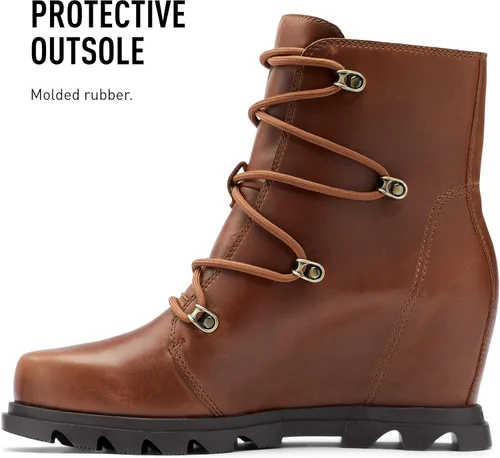 Miniatura 4 de SOREL Joan of Arctic Wedge III - Botas de cuña de gamuza impermeables para mujer