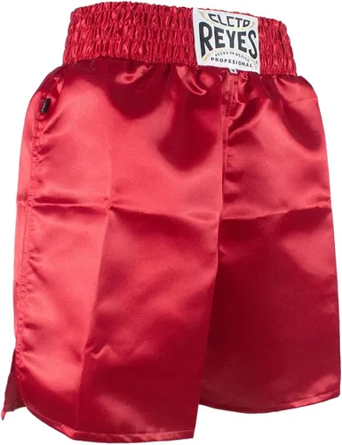 Miniatura 2 de CLETO REYES Calzoncillos de boxeo para hombre, Blanco con tiras verdes y rojas