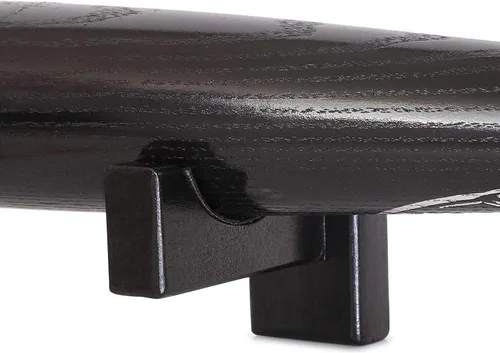 Miniatura 5 de TOBWOLF 2 vitrinas para bates de béisbol, soporte para colgar bates de béisbol, soporte horizontal para bates de béisbol de montaje en pared