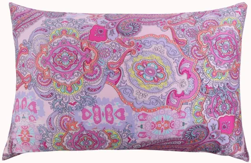 Miniatura 24 de SLPBABY - Funda para almohada de seda para el cuidado del cabello y la piel con estampado y cremallera oculta