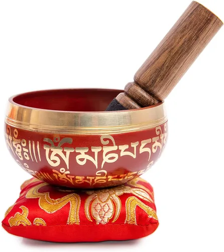 Miniatura 7 de Juego de cuencos tibetanos cantadores - Fácil de tocar para principiantes - Auténtico y elaborado a mano para meditación de atención plena, sonido