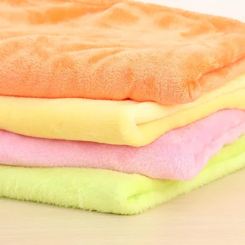 Miniatura 8 de Bluelans Manta de forro polar para sofá, ligera, afelpada, acogedora, cálida, ropa de cama amarilla, 19.7 x 27.6 in