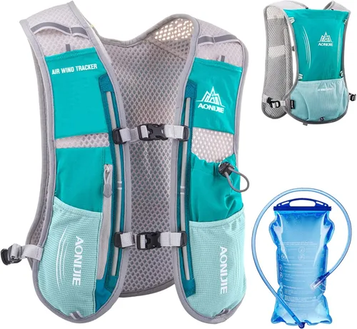 Miniatura 12 de Azarxis Chaleco de Hidratación para Correr Mochila 5L 5.5L para Mujeres y Hombres para Correr en Senderos Carrera de Maratón Ciclismo Senderismo