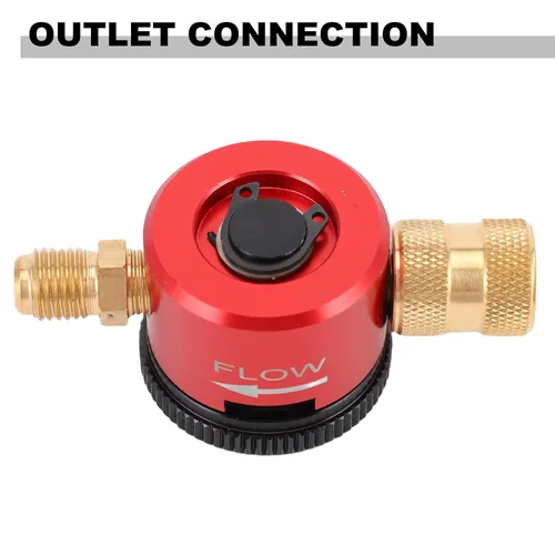 Miniatura 4 de Herramienta de purga de nitrógeno Conector de 1/4 pulgadas Regulador de gas de nitrógeno Herramienta de soldadura fuerte para equipos HVAC