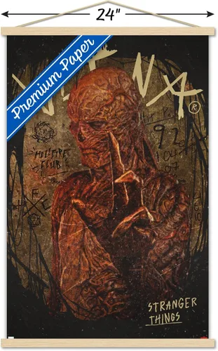 Miniatura 3 de Trends International Netflix Stranger Things: Season 4 - Póster de pared de Vecna, 22.37 x 34.00 pulgadas, paquete de impresión premium y colgador