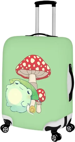 Miniatura 2 de Funda para equipaje de viaje, protector de maleta, para equipaje de 18 a 32 pulgadas, Rana de hongos