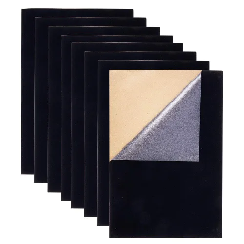 BENECREAT - 20 hojas adhesivas de terciopelo, reverso adhesivo, hojas A4 (21 cm x 30 cm), autoadhesivas, duraderas y resistentes al agua, multiusos,