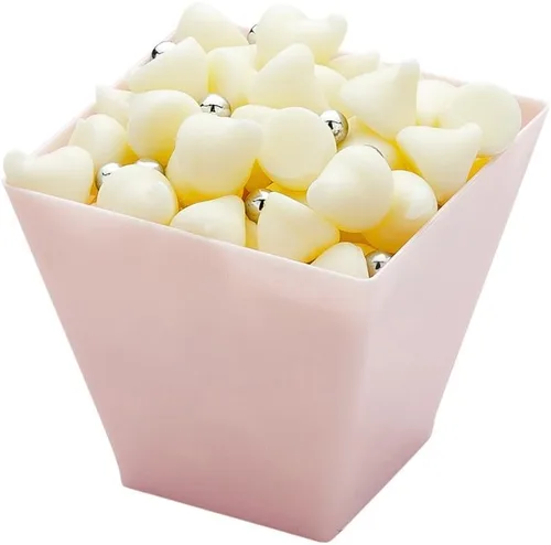 Miniatura 21 de Restaurantware - Tazas Kova de 5 onzas, 100 tazas cuadradas medianas para aperitivo: duradero, desechable, taza de parfait de plástico transparente