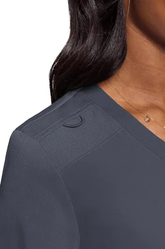 Miniatura 4 de Med Couture Touch - Camiseta médica con bolsillo en el pecho para mujer