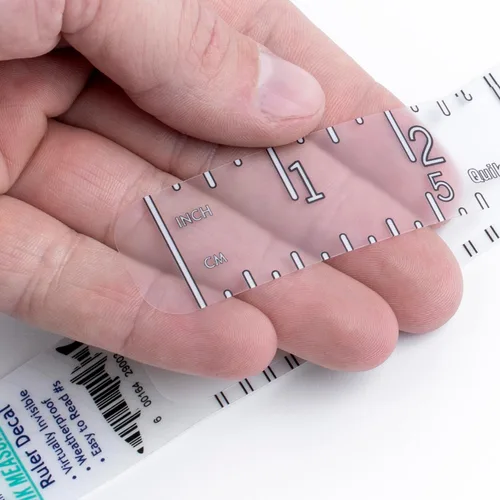 Miniatura 2 de Adhesivo para regla de 40 pulgadas / 39.4 in Cinta métrica adhesiva de doble escala Imperial y métrica Fabricado en Estados Unidos
