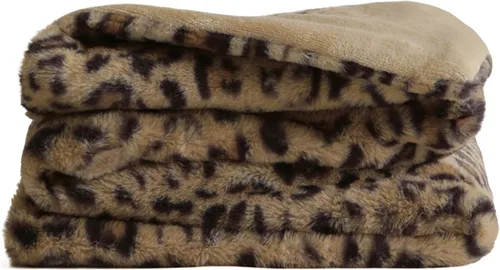 Miniatura 15 de UnHide Lil' Pet Marsh - Manta de piel sintética para mascotas, extra suave, ligera, lavable, cómoda y protección para sofá, jaula o cama, oso beige