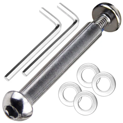 Miniatura 17 de M8 - Juego de tornillos Allen para eje de acero al carbono de grado 0.346 x 1.102 in x 3.386 in para delantero trasero 2 3 4 ruedas Stunt Scooter 35