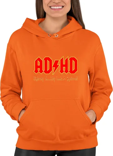 Miniatura 19 de Go All Out Sudadera con capucha para hombre y mujer con texto en inglés "Highway To Hey Look A Squirrel