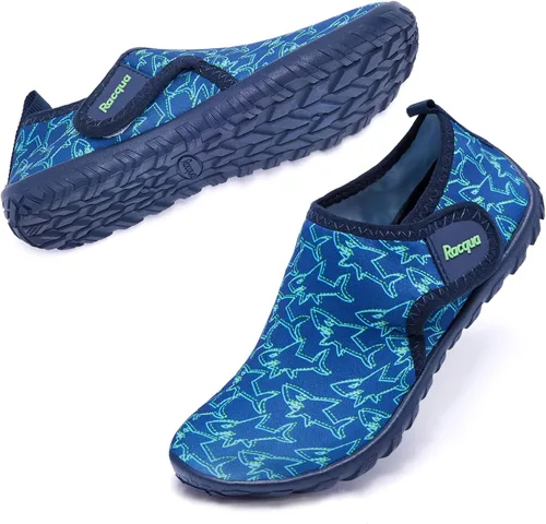 Miniatura 13 de Racqua Zapatos de agua, de secado rápido, ligeros, deportivos, acuáticos, para niños pequeños y grandes