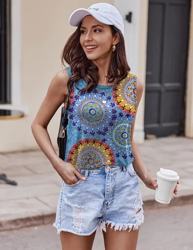 Miniatura 4 de Ekouaer Conjunto de pijama casual con bolsillos para mujer