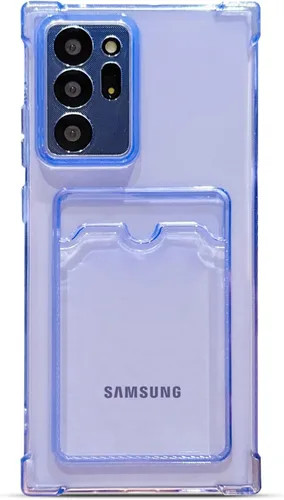 Miniatura 135 de Tuokiou Funda para Samsung Galaxy A14 5G, Fundas Protectoras Transparentes con Ranura para Tarjetas, Funda Cartera de TPU Suave Ajustada Resistente
