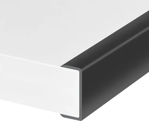 Miniatura 43 de Borde de goma protector autoadhesivo para chapa, material de etileno propileno dieno, ajuste de 1/16 pulgadas (1.6 mm), longitud 10 pies