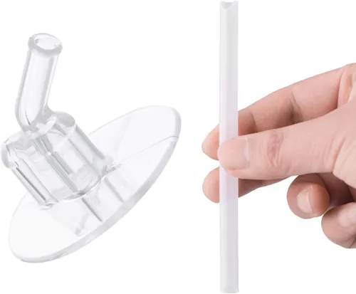 Miniatura 4 de Thermos Pajitas de repuesto para botella Funtainer de 12 onzas, transparentes, 2 unidades (paquete de 2)