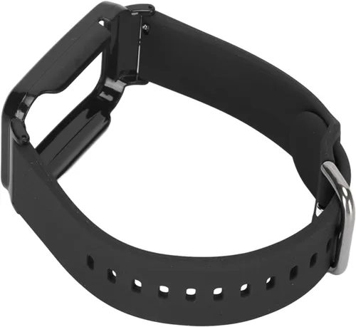 Miniatura 6 de Correa de reloj de silicona 2 en 1 con funda protectora para Mi Band 7 Pro, ajuste ajustable, material suave y agradable a la piel, fácil