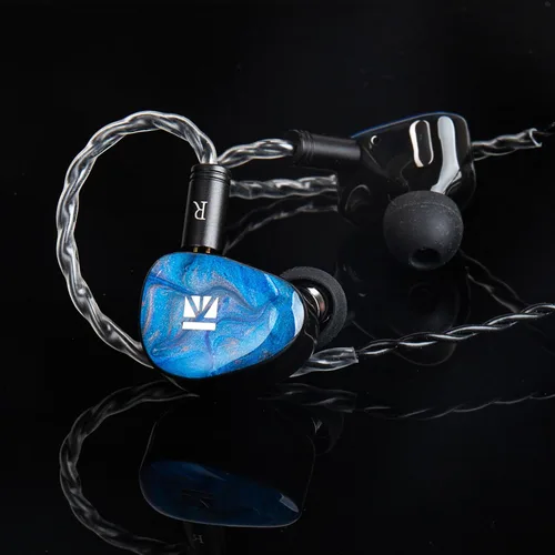Miniatura 7 de KBEAR KB02 - Auriculares con cable con cable IEM de alta fidelidad con cable IEM de 2 pines en las orejas, auriculares para juegos para músicos