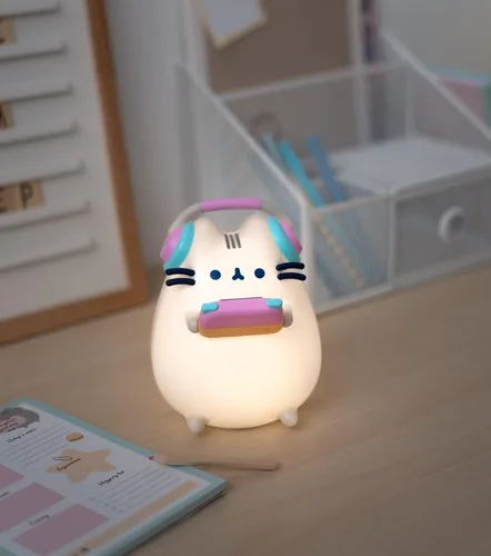 Miniatura 5 de Grupo Erik Pusheen - Lámpara gamer - Regalos Pusheen - Lámparas para niños para dormitorio - Luz nocturna para niños - Luz nocturna para bebés - Luz