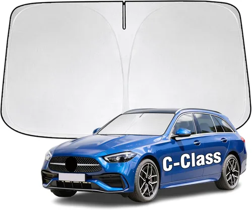 Miniatura 20 de Parasol para parabrisas delantero compatible con Toyota Highlander 2020-2023 2024 2025, protector de visera solar bloquea los rayos UV, parasol