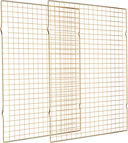 Miniatura 14 de Briout 2 rejillas de enfriamiento para cocinar y hornear, estante de alambre de acero inoxidable resistente de 15 x 10 pulgadas para hornear, asar a