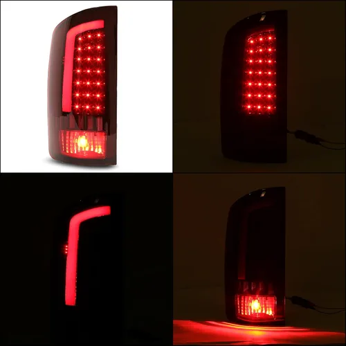 Miniatura 4 de HECASA Conjunto de luces traseras LED compatibles con Dodge Ram 1500 2500 3500 2002-2006, barra de tubo LED, lámpara de señal de giro de freno Lente