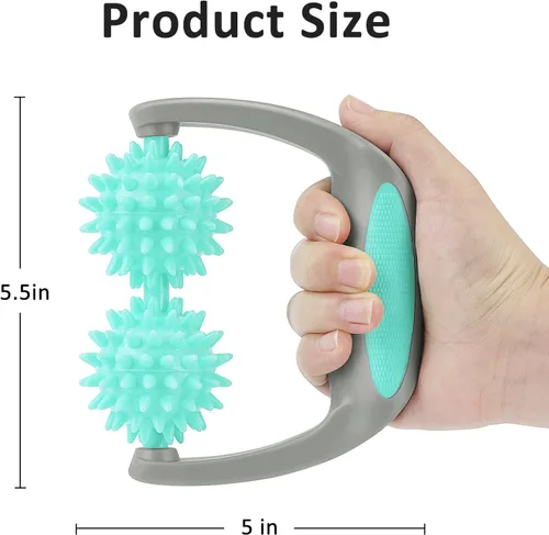 Miniatura 3 de Coolife Fascia Release - Rodillo de masaje con pinchos, masajeador de celulitis, herramienta de masaje de tejido profundo para cuello y piernas, 2