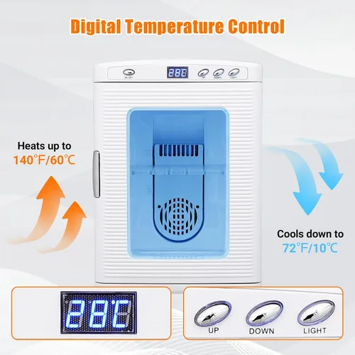Miniatura 2 de Incubadora de huevos de 25L para incubar huevos, incubadora digital de reptiles con control inteligente de temperatura de 10 a 140.0 °F, incubadora