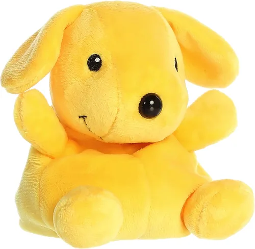 Miniatura 2 de Aurora® Playful Spot™ Palm Pals™ - Animal de peluche – Nostalgia de la infancia – Compañerismo duradero – Amarillo 5 pulgadas