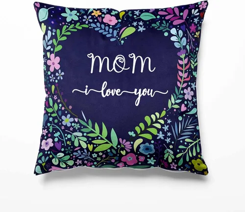 MOM I Love You!Regalos significativos para mamá, ideas de regalo para mamá, regalos de cumpleaños para el día de la madre, funda de cojín de franela