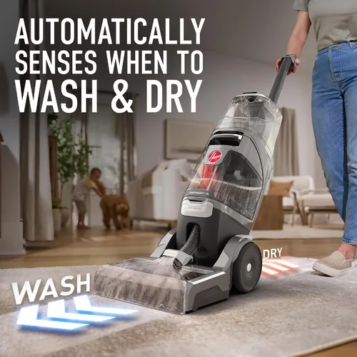 Miniatura 3 de Máquina limpiadora de alfombras y tapicería Hoover SmartWash Pet XL vertical, limpiador automático de alfombras de limpieza profunda, se convierte