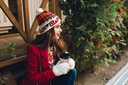 Miniatura 2 de TINKUY PERU - Gorro de invierno de lana de alpaca, hecho a mano, unisex, talla única