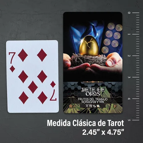 Miniatura 3 de Mazo de Tarot Estrella Besada – 78 Cartas de Tarot para Principiantes y Profesionales con Símbolos Rider Waite, Astrología, Signos, Significados