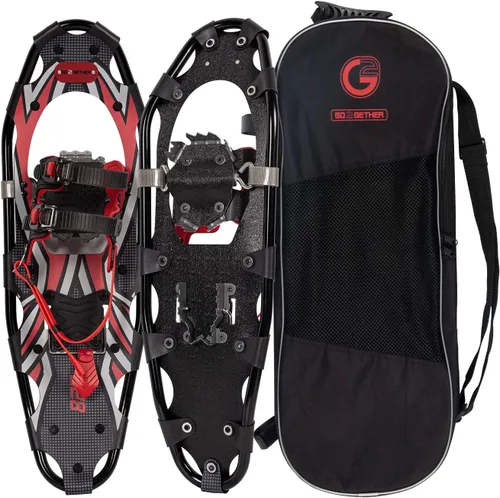 G2 21/25/30/36 Pulgadas - Raquetas de nieve ligeras para mujeres, hombres y jóvenes, juego con bolsa de transporte, fijaciones de trinquete