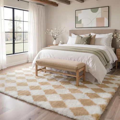 Miniatura 43 de GENIMO Alfombra antideslizante de 2 x 6 pies, lavable para pasillos de cocina, alfombras de cocina modernas abstractas, alfombra ligera de pelo bajo