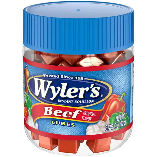 Miniatura 6 de Wyler's Cubos de caldo instantáneo de carne de res (tarro de 3.25 onzas)