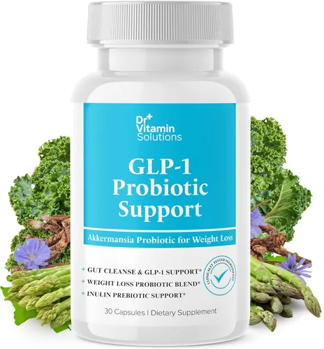 Apoyo probiótico GLP-1 para suprimir el apetito – Akkermansia muciniphila & Bifidobacterium infantis – Fibra prebiótica de inulina – Limpieza