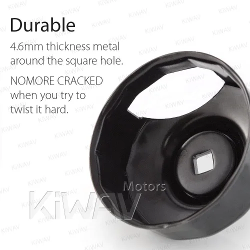 Miniatura 3 de Llave inglesa para tapa para filtro de aceite para Harley Davidson con 76 x 14 flautas (sensor manivela)