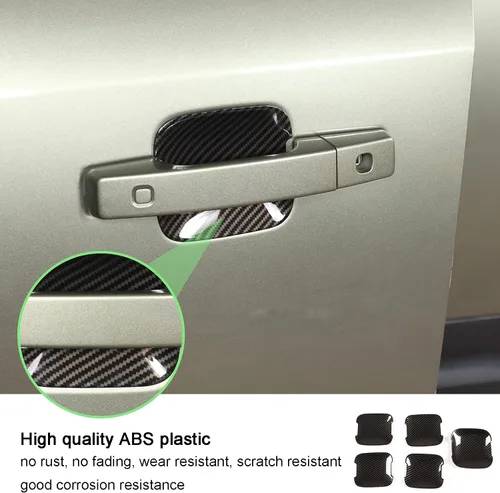 Miniatura 6 de PIUGILH Cubierta de repuesto para manija de puerta de automóvil compatible con accesorios Land Rover Defender 110 2020-2023, protectores protectores