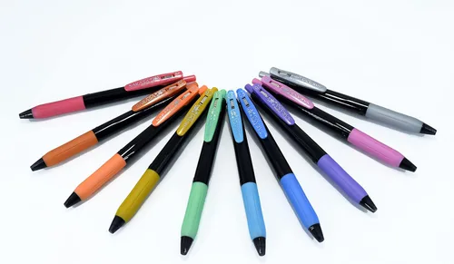 Miniatura 3 de Zebra Pen Sarasa Clip Decoshine - Bolígrafo de gel retráctil, punta fina de 0.020 in, colores metálicos surtidos, funciona bien en papel oscuro
