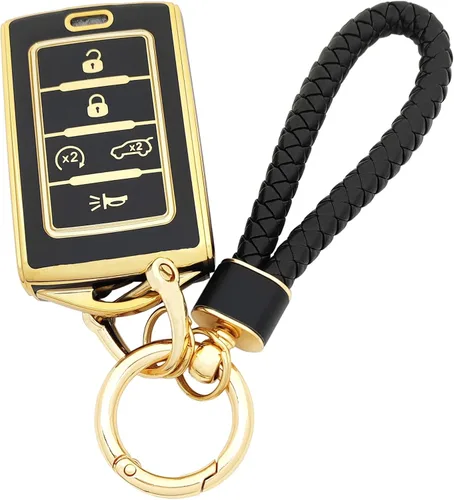 Miniatura 26 de Funda para Llavero de Coche Llavero Funda de Llave de TPU Suave Carcasa de Protección Portallaves Accesorios
