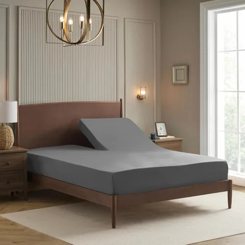Miniatura 90 de Juego de sábanas de 1800 hilos – Sábanas de microfibra cepillada suave de calidad egipcia – Juego de ropa de cama de lujo con sábana encimera
