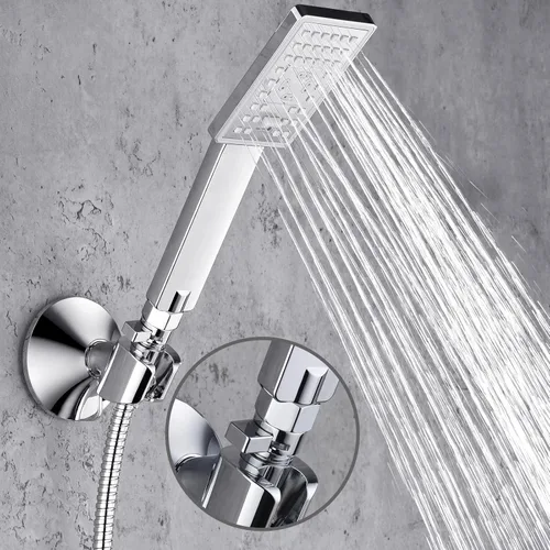 Miniatura 2 de BRIGHT SHOWERS Válvula de Control de Flujo de Agua, Válvula de Agua de Ducha de Latón con Manija y Palanca, Regulador de Flujo Ahorrador de Agua