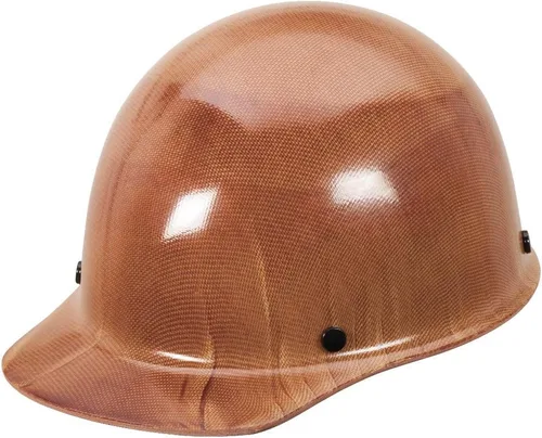 MSA Skullgard - Sombrero de seguridad tipo gorra con suspensión - Tapa sin ranuras, hecho de resina fenólica, soporta cargas de calor radiante de
