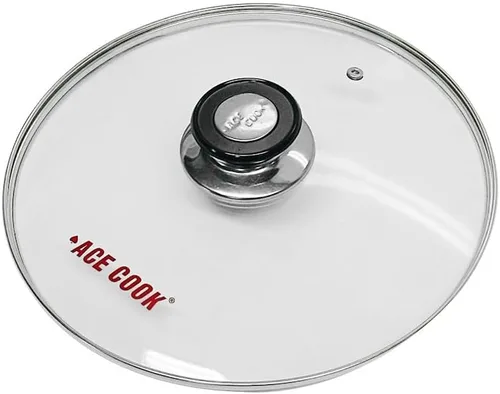 Miniatura 2 de Tapa de vidrio templado de repuesto de 7 "para sartén, sartén con mango resistente al calor