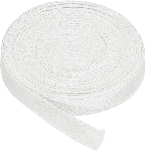 PATIKIL Cinta de sarga de algodón de 5/8 pulgadas, 10 yardas, cinta de encuadernación al bies, cinta de espiga para costura, envoltura de regalos,